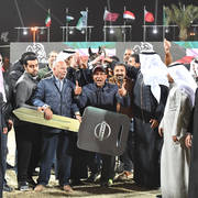 Yearling Colt Gold Champion:Jarrah Al Wafi (Dahes Al Rayyan X Shaikha Al Wafy)