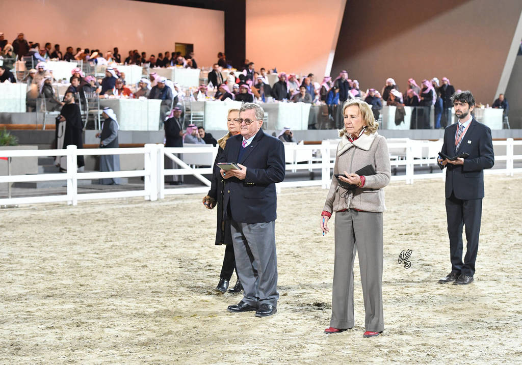 Judges (l-to-r) Marianne Tengstedt, Peter Pond, Cristina Valdes and Christian Moschini 