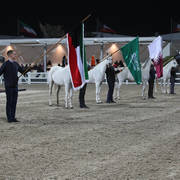 Flag Parade of the participating Nations: Kuwait, Kingdom of Saudi Arabia, Qatar, Egypt and Jordan. photo by Joanna Jonientz