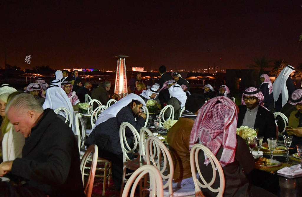 A lovely traditional dinner hosted by Bait Al Arab