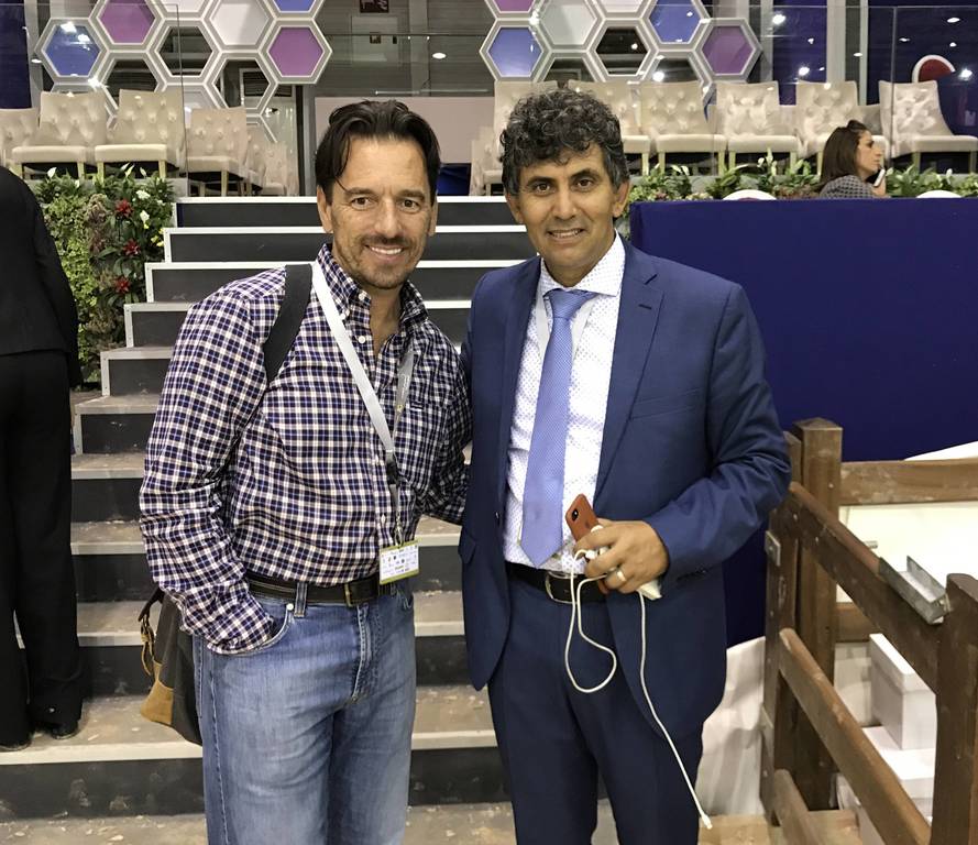 Scott and one of the show organizers Mr. Mohamed Machmoum