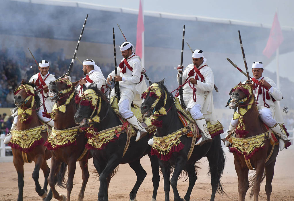 Lisa Abraham: The 2017 Salon du Cheval D'El Jadida: Tbourida!