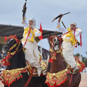 Lisa Abraham: The 2017 Salon du Cheval D'El Jadida: Tbourida!