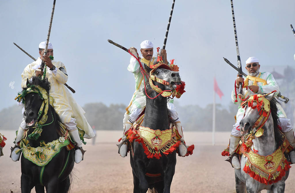 Lisa Abraham: The 2017 Salon du Cheval D'El Jadida: Tbourida!