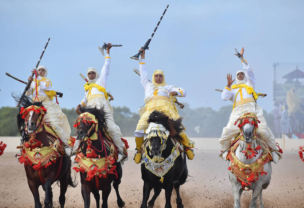 Lisa Abraham: The 2017 Salon du Cheval D'El Jadida: Tbourida!