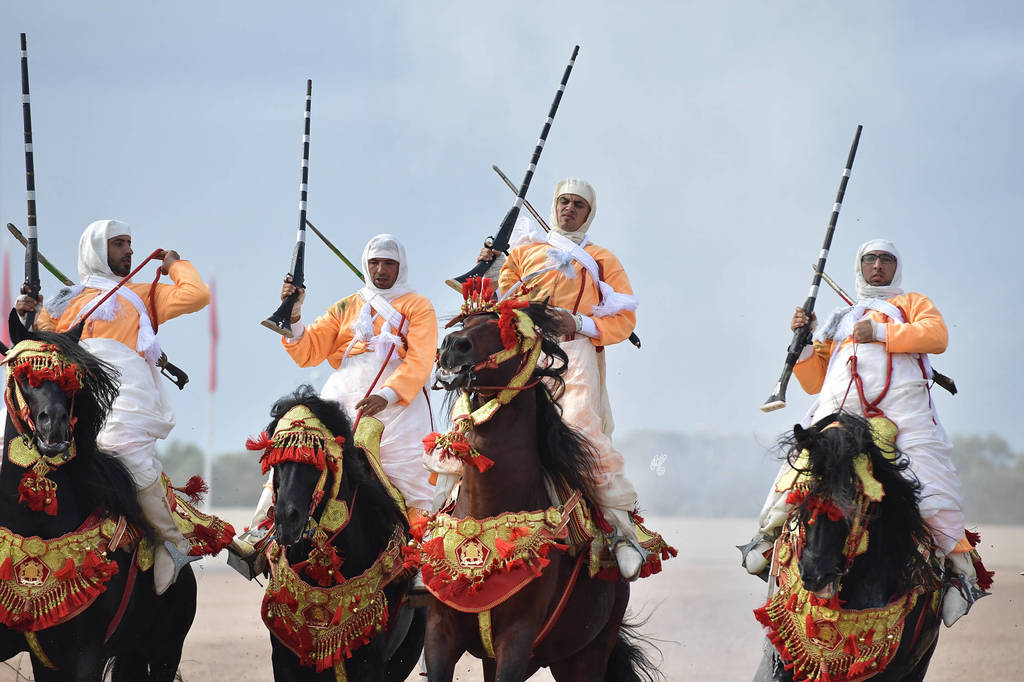 Lisa Abraham: The 2017 Salon du Cheval D'El Jadida: Tbourida!