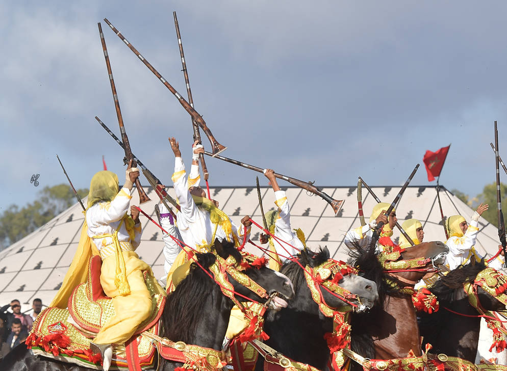 Lisa Abraham: The 2017 Salon du Cheval D'El Jadida: Tbourida!