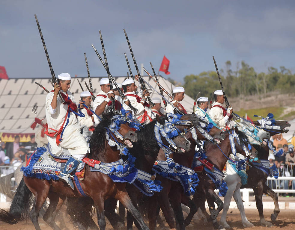 Lisa Abraham: The 2017 Salon du Cheval D'El Jadida: Tbourida!