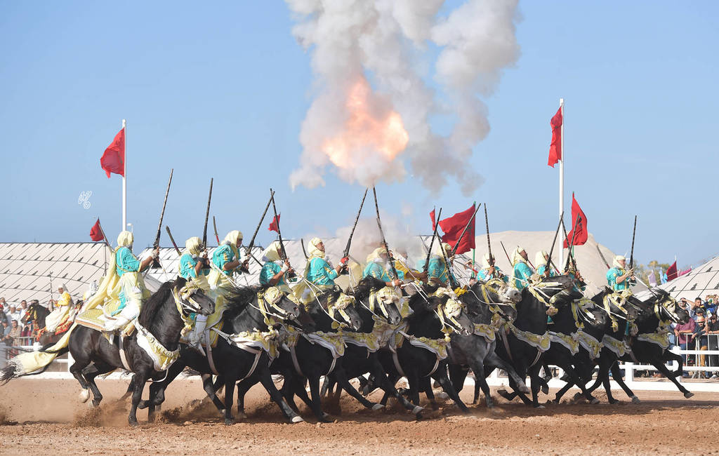 Lisa Abraham: The 2017 Salon du Cheval D'El Jadida: Tbourida!