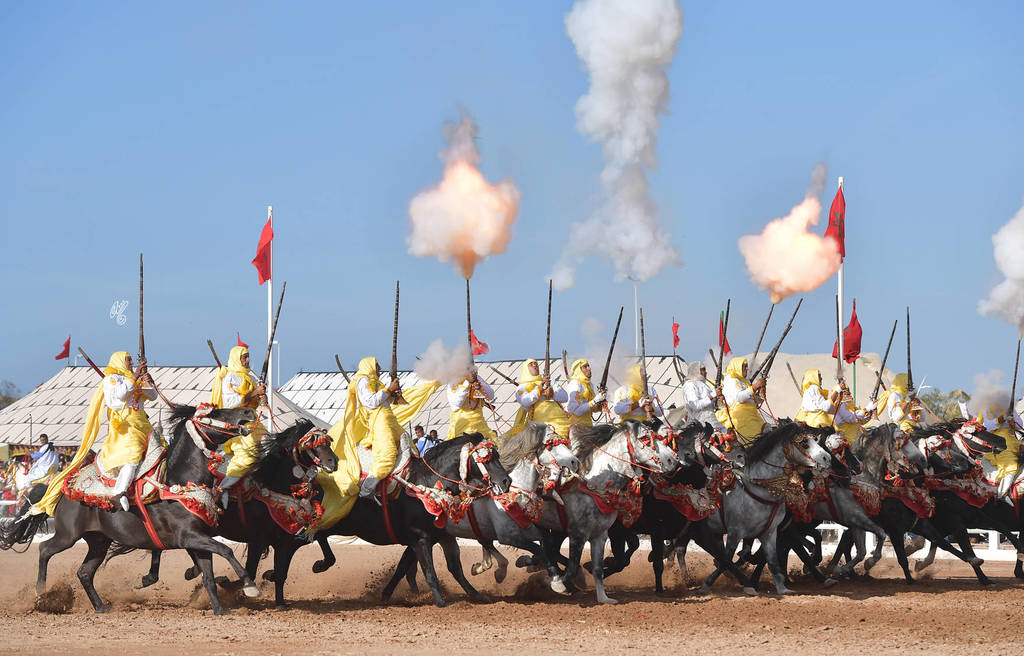 Lisa Abraham: The 2017 Salon du Cheval D'El Jadida: Tbourida!