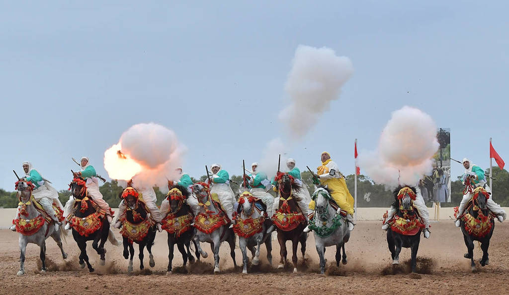 Lisa Abraham: The 2017 Salon du Cheval D'El Jadida: Tbourida!