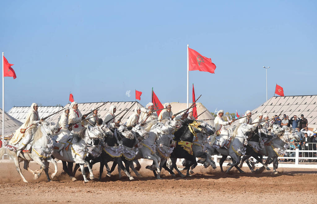 Lisa Abraham: The 2017 Salon du Cheval D'El Jadida: Tbourida!