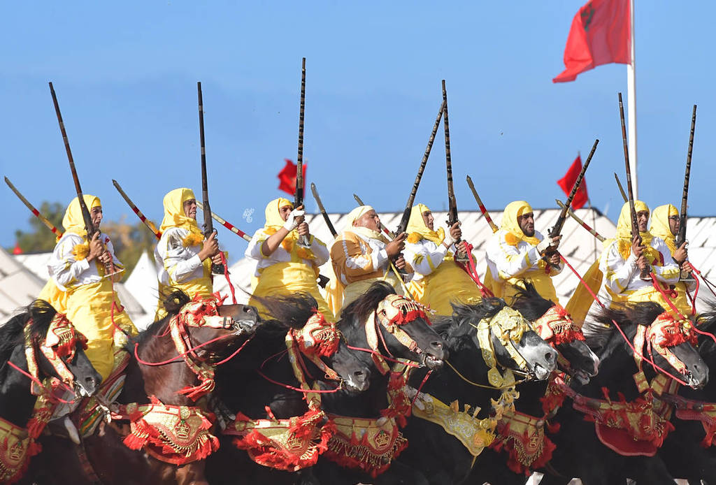 Lisa Abraham: The 2017 Salon du Cheval D'El Jadida: Tbourida!