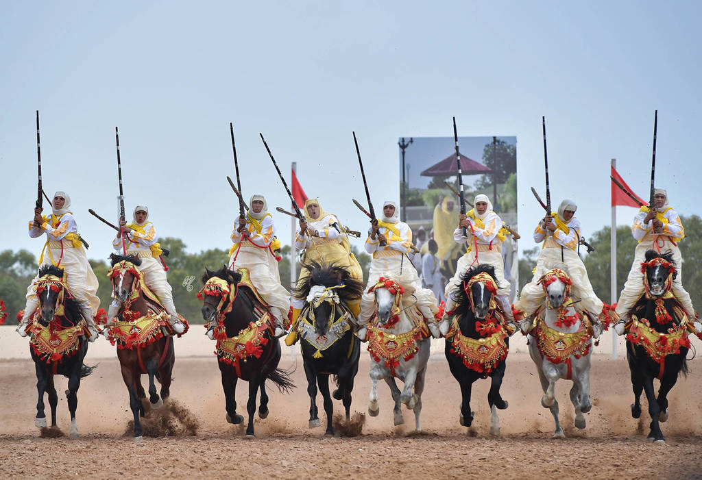 Lisa Abraham: The 2017 Salon du Cheval D'El Jadida: Tbourida!