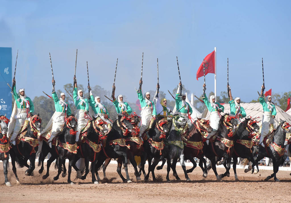 Lisa Abraham: The 2017 Salon du Cheval D'El Jadida: Tbourida!