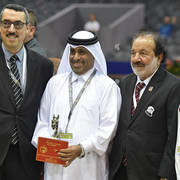 Yearling Colt Gold Champion: Hagras Al Shaqab (Fadi Al Shaqab X Wind Kamelia)  