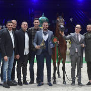 Silver Champion Yearling Female: Seranza (Kanz Albidayer X Evening Serenade) 