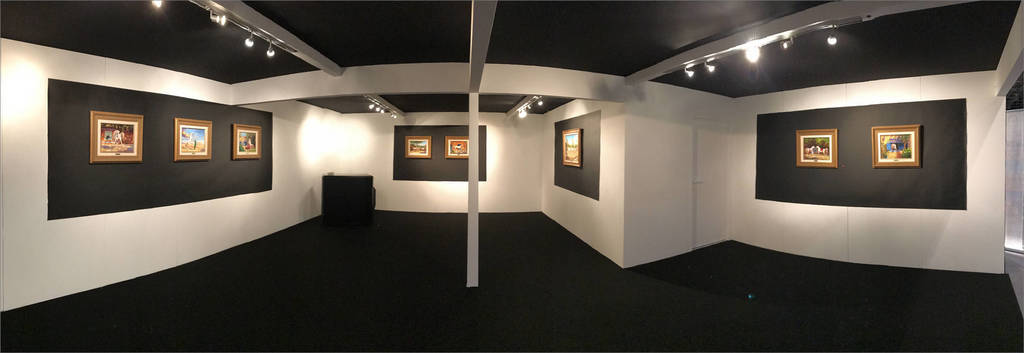 Ali Almimar's exhibition of work portraying the horses of Albadeia Stud