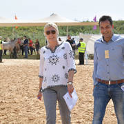 Ringmaster Irena Cieślak and DC Essam Abed Al Hade