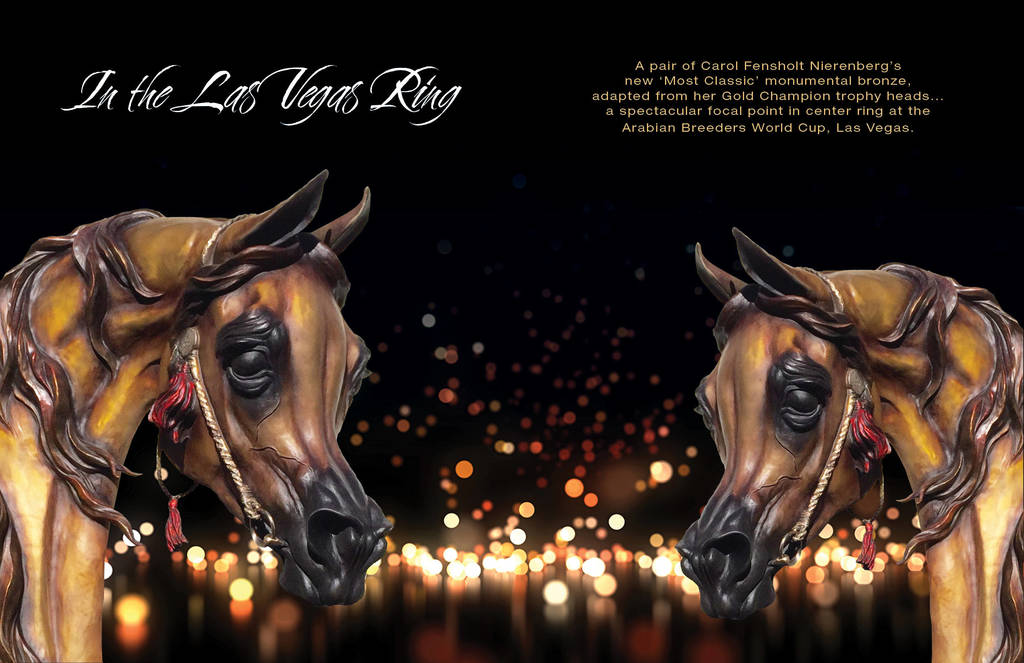 Love & Passion Shining Through, Carol Fensholt Nierenberg, Sculptor, Artist & Arabian Horse Breeder