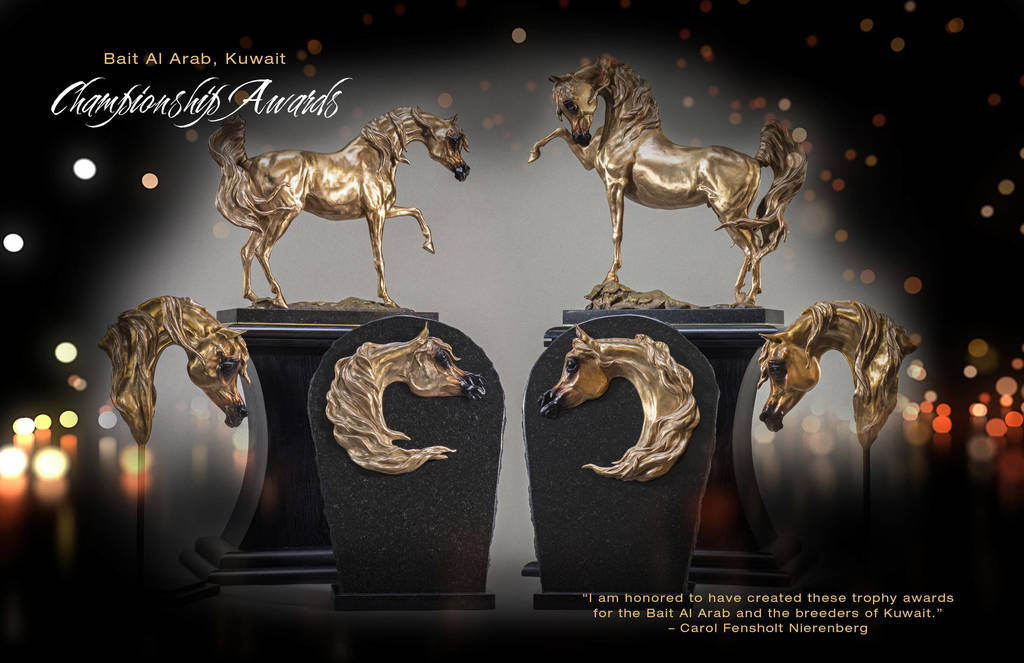 Love & Passion Shining Through, Carol Fensholt Nierenberg, Sculptor, Artist & Arabian Horse Breeder