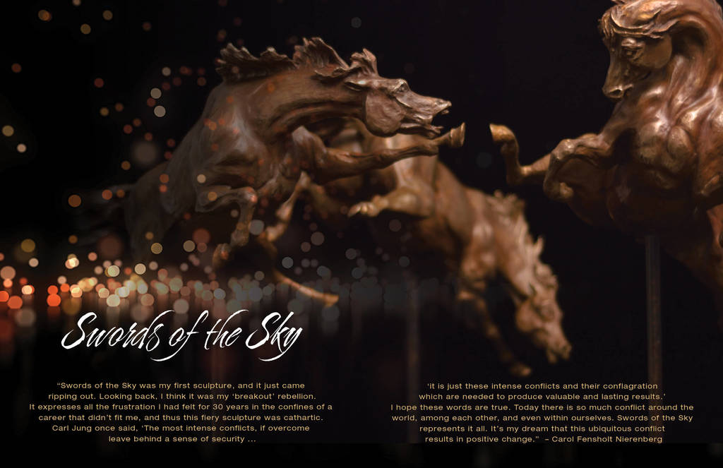 Love & Passion Shining Through, Carol Fensholt Nierenberg, Sculptor, Artist & Arabian Horse Breeder