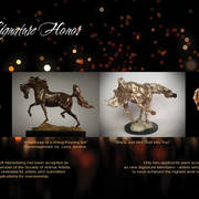 Love & Passion Shining Through, Carol Fensholt Nierenberg, Sculptor, Artist & Arabian Horse Breeder