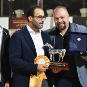 Senior Straight Egyptian Mares Gold Champion: Sherouk El Farida (Amaar Al Rayyan X MB Mazaraa)  