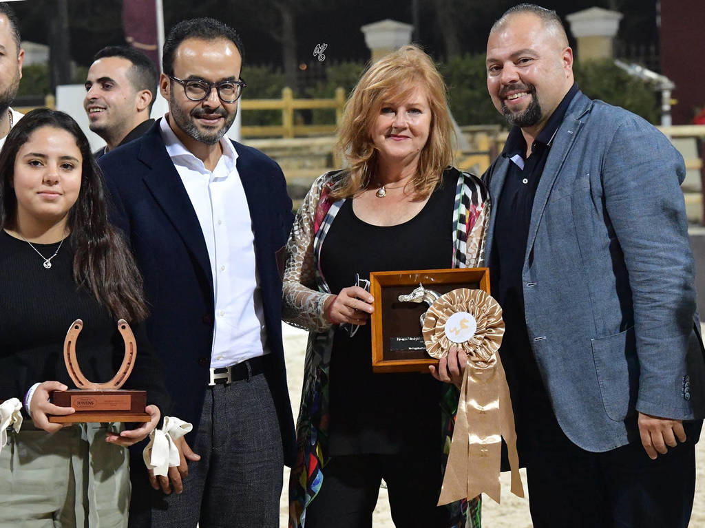 Senior Straight Egyptian Mares Bronze Champion: : Dalia KA (Marqius I X Georgia KA) 