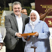 Straight Egyptian Stallions Bronze Champion: Mohanad Badrawi (Safir Badrawi X Kamar Badrawi) 