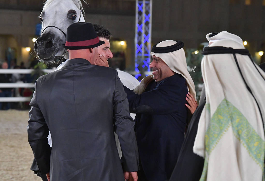 Senior Mare Gold Champion: Menouah Al Rayyan (Fares Al Rayyan X Bint Mesoudah M HP) 