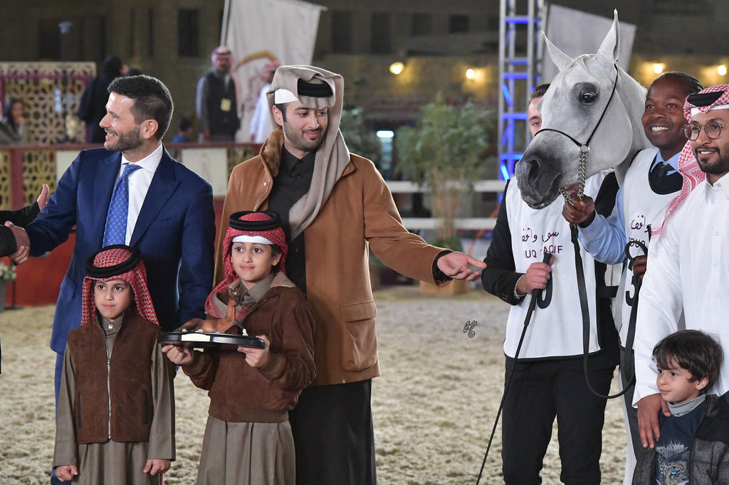 Junior Filly Gold Champion: Layal Al Waab (Sinan Al Rayyan X Semha Al Waab)