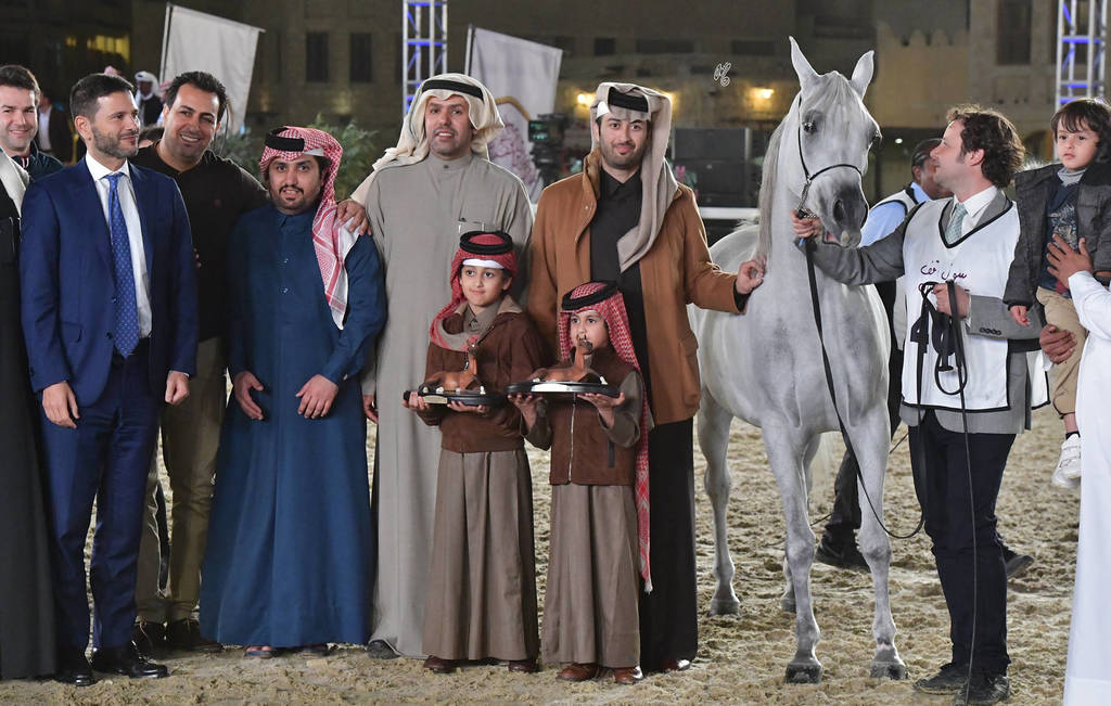 Junior Mare Silver Champion: Durrah Al Waab (Fares Al Rayyan X Shahira Al Nasser)