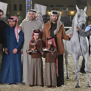 Junior Mare Silver Champion: Durrah Al Waab (Fares Al Rayyan X Shahira Al Nasser)