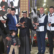 Junior Filly Bronze Champion: Al Ghashamiya Al Rayyan (Al Adeed Al Shaqab X Mardyah Al Rayyan)