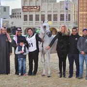 Senior Mare Silver Champion: Thamamah Al Shaqab (Gazal Al Shaqab X Thourayah Al Shaqab)