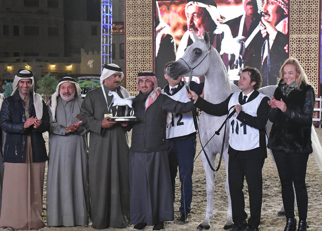 Senior Mare Silver Champion: Thamamah Al Shaqab (Gazal Al Shaqab X Thourayah Al Shaqab)