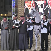 Senior Mare Silver Champion: Thamamah Al Shaqab (Gazal Al Shaqab X Thourayah Al Shaqab)