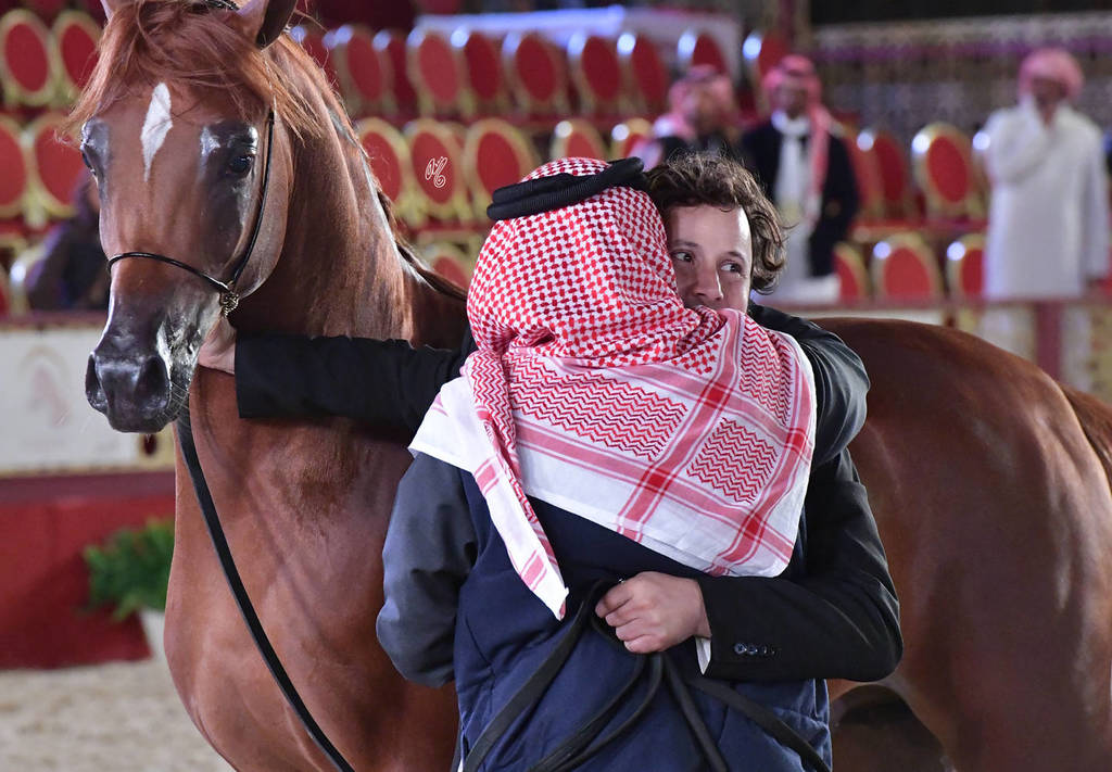 Junior Colt Gold Champion: Tayamon Al Shaqab (Marwan Al Shaqab X Farah Al Shaqab)   