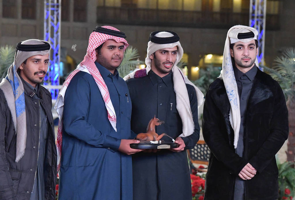 Junior Colt Silver Champion: Badiea Al Nasser (RFI Farid X Aliah Al Nasser) 