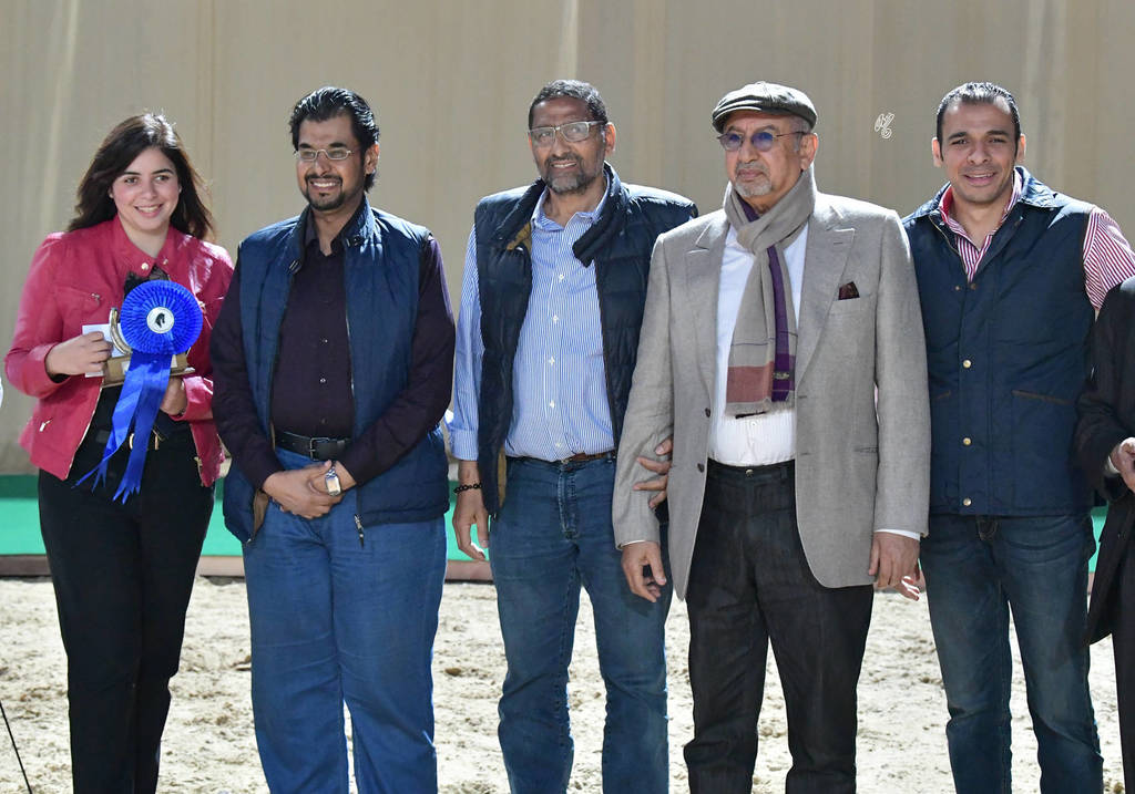 Senior Mare Gold Champion: Amina El Gabry (Jamil Al Rayyan X Maymouna Al Qusar) 