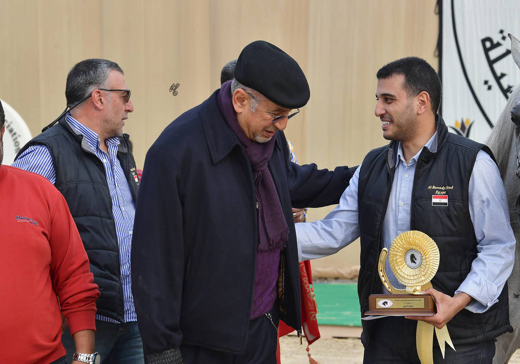 Junior Filly Gold Champion: Lobna Al Bawady (Madeen Al Nakeeb X Sawahy Al Bawady)  