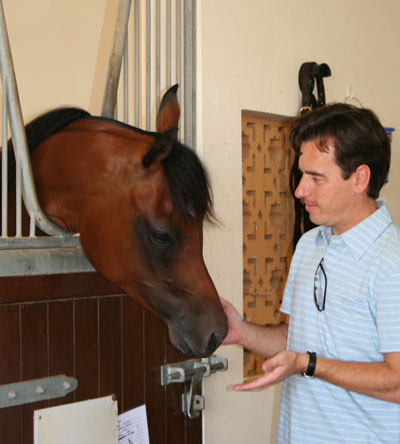 Dubai Day 6 - Scott visiting with Marajj