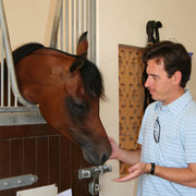 Dubai Day 6 - Scott visiting with Marajj