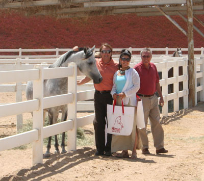Dubai Day 4 - David, Kim & Bob with a beautiful Lumiar daughter 