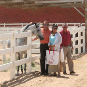 Dubai Day 4 - David, Kim & Bob with a beautiful Lumiar daughter 