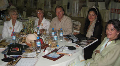 Dubai Day 3 - Our Tables at the Arabian Horse Show 