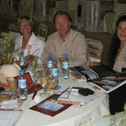 Dubai Day 3 - Our Tables at the Arabian Horse Show 