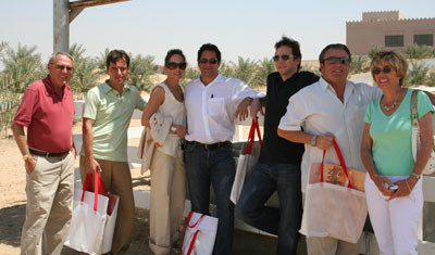 Dubai Day 4 - Bob, Scott, Andrea, Jeff, Rich, Greg & Dixie 