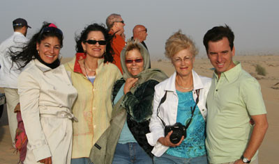 Dubai Day 1 - Kim, Sigi, Darryl, Judy & Scott 